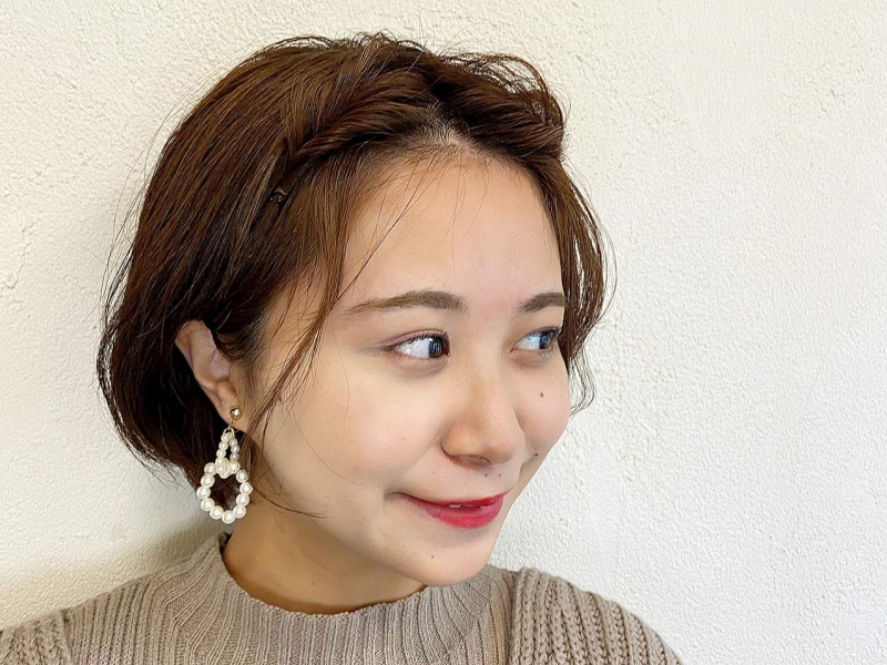 自分でもできる♡かわいい【ショートヘアアレンジ】