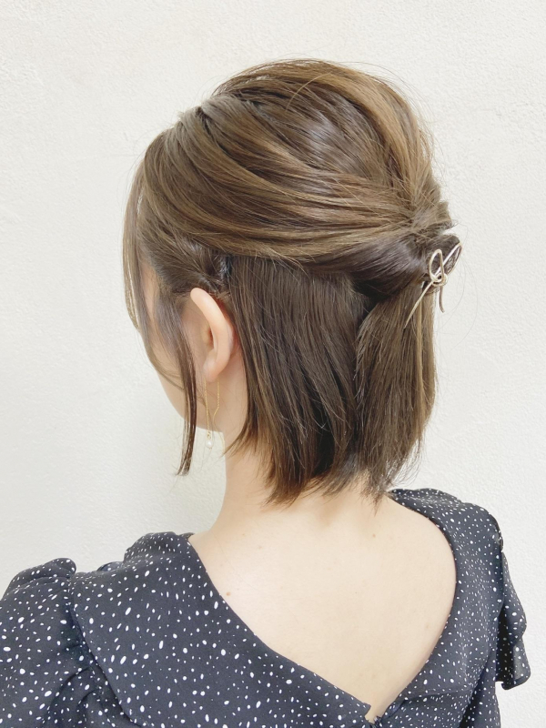 短くてもOK！老けてみえない♡簡単ヘアアレンジ術5選