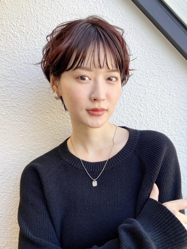 前髪あり大人ショート20代30代40代表参道