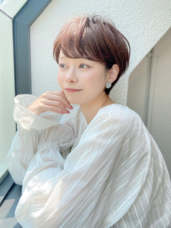 前髪あり大人ショート20代30代40代表参道