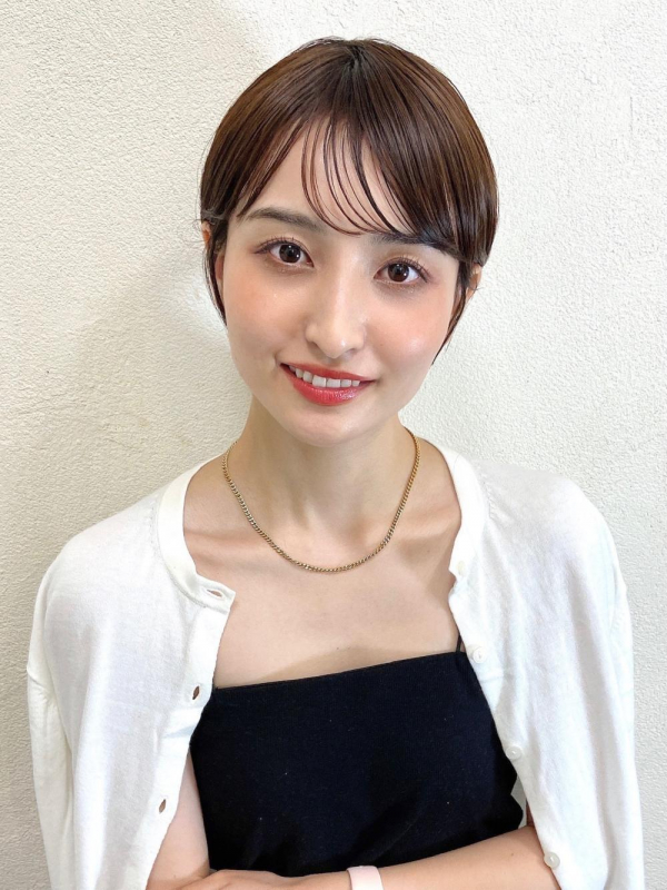 前髪あり大人ショート20代30代40代表参道