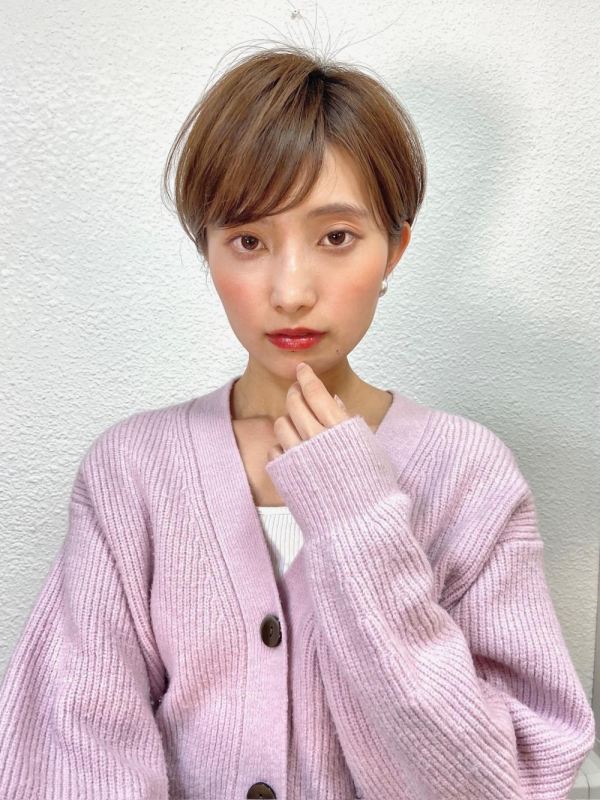前髪あり大人ショート20代30代40代