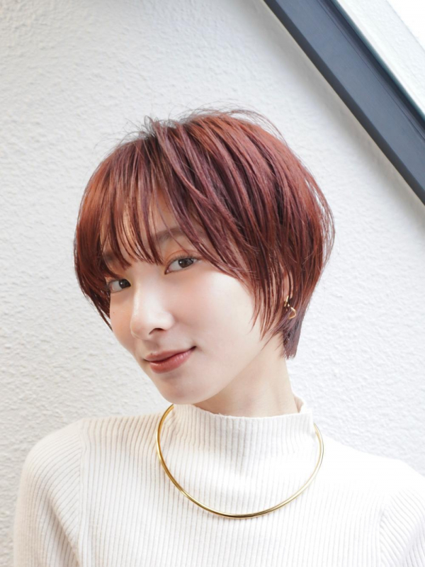 前髪あり大人ショートボブ20代30代40代表参道