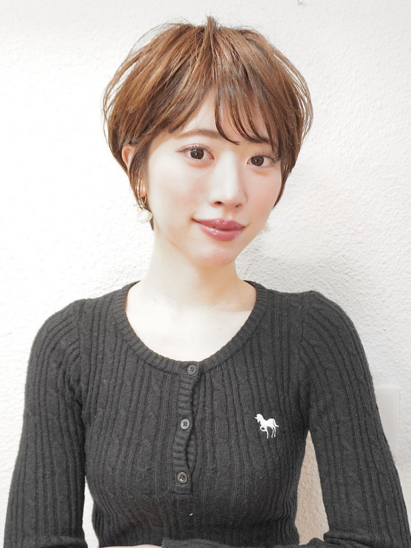 前髪あり大人ショート20代30代40代表参道