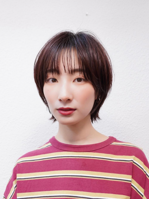 前髪あり大人ショートボブ20代30代40代表参道