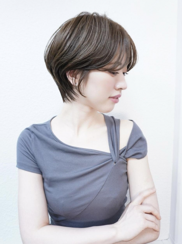 前髪なし大人ショート20代30代40代表参道