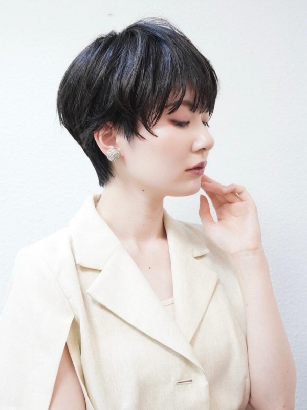 前髪あり大人ショート20代30代40代表参道